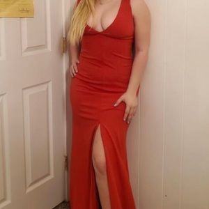 Red prom dress